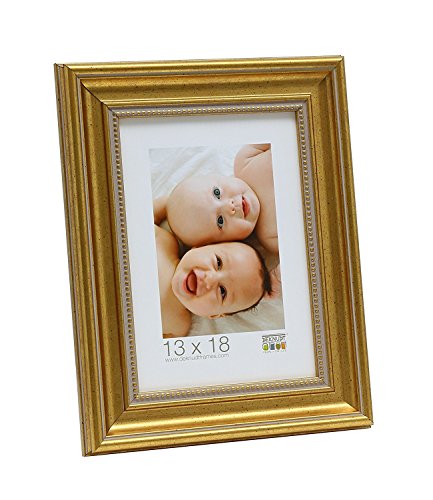 Deknudt Frames S45HA1 Bilderrahmen 30x45 Bilderrahmen Goldfarbe mit Perlenkante Kunststoff Fotokader Deknudt Frames S45HA1 Bilderrahmen 30x45 Bilderrahmen Goldfarbe mit Perlenkante Kunststoff Fotokader von DEKNUDT
