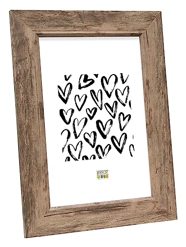 Deknudt Frames S48SH3 Bilderrahmen, Holz, 13 x 18 cm, Braun von Deknudt Frames