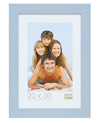 Deknudt Frames S49BV6 Cadre Photo Bois Peint Bleu Clair 15 x 20 cm von Deknudt Frames