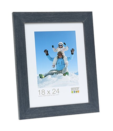 Deknudt Frames S49BW6 Cadre Photo Bois Peint Bleu 10 x 15 cm von Deknudt Frames