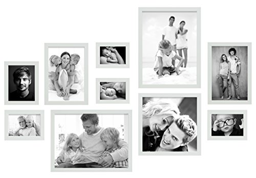 Deknudt Frames s41vh1wall2 Bilderrahmen mit Regel Praxis für das haften Holz weiß 35 x 46 x 10 cm von Deknudt Frames