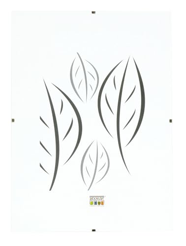 DEKNUDT FRAMES Bilderhalter - rahmenlos - normales Glas - S200K9 - Bildgröße 40x50cm - Bilder aufhängen von DEKNUDT