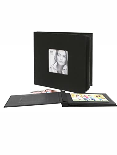 Deknudt Album Box Foto, Leder oder Kunstleder, schwarz, 22,2 x 15 x 3 cm von Deknudt