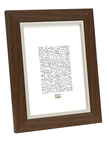 Deknudt Bilderrahmen, Kunstharz, braun, 10 x15 cm von Deknudt Frames