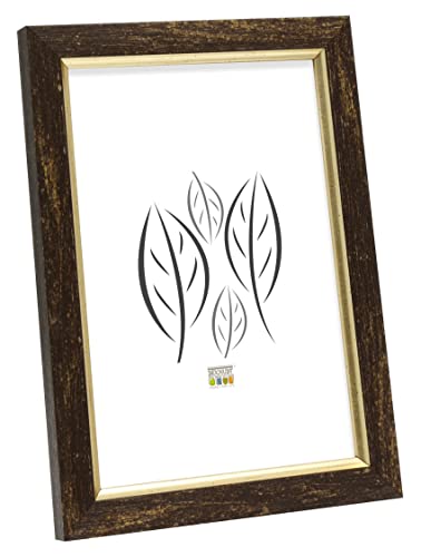 Deknudt Bilderrahmen, Kunstharz, goldfarben, 18 X24 cm von Deknudt Frames