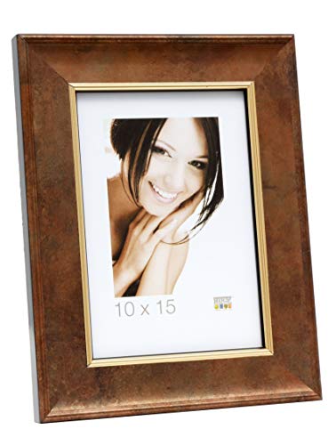 Deknudt S46EA3_15.0x15.0 Bilderrahmen, Holz, 15 x 15 cm, goldfarben von Deknudt Frames