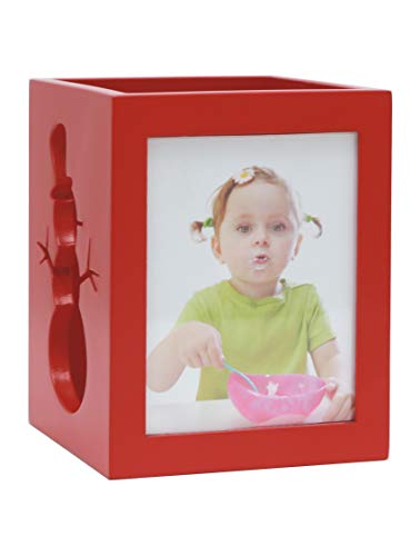 Deknudt S67HE4E2B_6.0x7.0 Fotohalter, Holz, 6 x 7 cm, Rot von Deknudt Frames