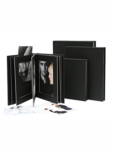 Deknudt a66da2 10PH Leder schwarz Fotoalbum und protège-page – Alben BILDER und protèges-page (198 mm, 252 mm, 2,3 cm, schwarz, Leder, 10 Blatt) von Deknudt Frames