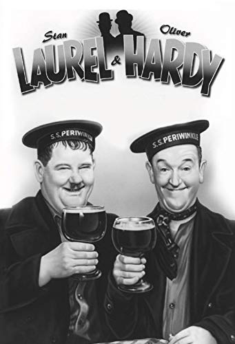 Blechschild 30 x 20 cm - Stan Laurel & Oliver Hardy - Dick und Doof - Deko7 von Deko 7