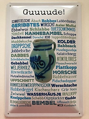 Deko 7 Blechschild 30 x 20 cm Guuuuude von Deko 7