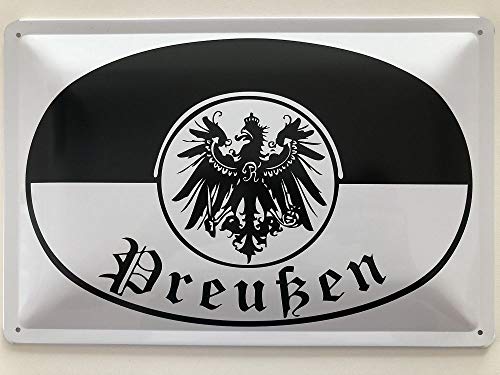 Deko 7 Blechschild 30 x 20 cm - Wappen Deutschland - Preußen von Deko 7