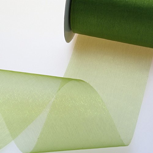 Deko AS GmbH Kristallorganza grün - 70 mm breit - Rolle 25 Meter - 40070 65-R 70 von Deko AS GmbH