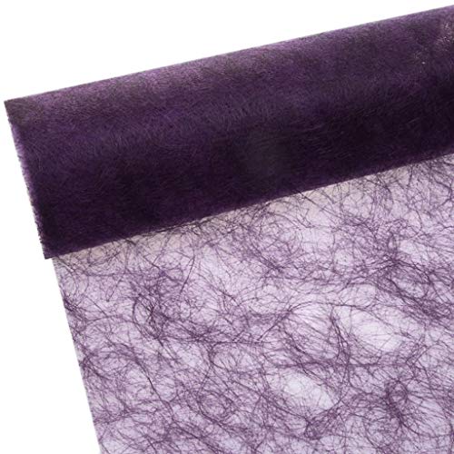 Deko AS GmbH Sizoflor Tischband aubergine 20 cm Rolle 25 Meter - 60-200-25-023 von Deko AS GmbH