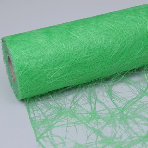 Deko AS GmbH Sizoweb Tischband neongrün - 20 cm - Rolle 25 Meter - 64 141-R 200 von Deko AS GmbH