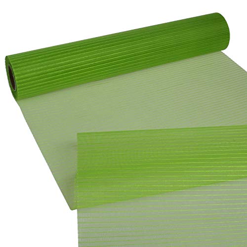 Deko AS GmbH Streifenorganza Tischband - apfelgrün - 28 cm x 15 m - 70 280 030 Deko AS GmbH Streifenorganza Tischband - apfelgrün - 28 cm x 15 m - 70 280 030 von Deko AS GmbH