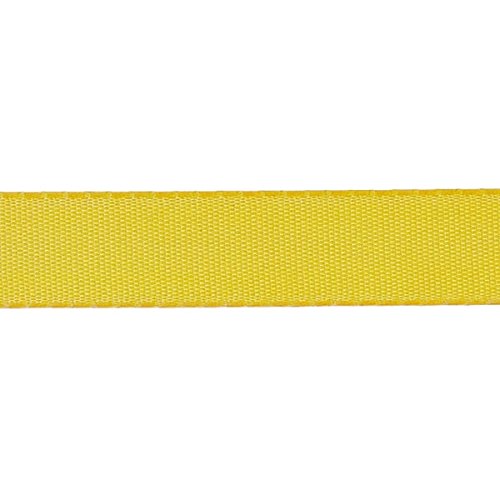 Deko AS GmbH Taftband ohne Draht - Zitronen gelb - 15 mm - Rolle 50 m - 8391 32-R 015 von Deko AS GmbH