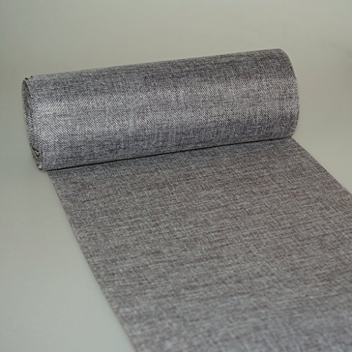 Deko AS GmbH Shabby Chic Leinenoptik Tischläufer, Polyester geruchsneutral, Dunkelgrau, 30 cm x 5 m, 5 Deko AS GmbH Shabby Chic Leinenoptik Tischläufer, Polyester geruchsneutral, Dunkelgrau, 30 cm x 5 m, 5 von Deko AS GmbH
