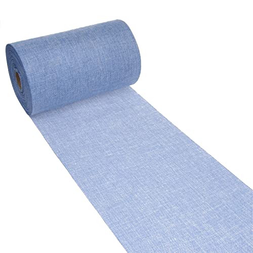 Deko As AS Shabby Chic Leinenoptik Tischläufer, Polyester geruchsneutral, 30 cm x 15 m, Hellblau Deko As AS Shabby Chic Leinenoptik Tischläufer, Polyester geruchsneutral, 30 cm x 15 m, Hellblau von Deko AS GmbH