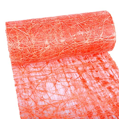 Dekoweb® Tischläufer - Tischband - Tischdekoration - Orange - 30 cm Breite - 5 m Länge - 54-300-5-005 von Deko AS GmbH