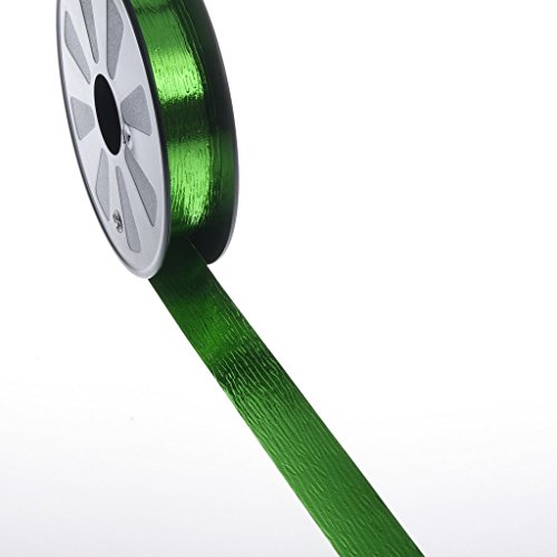 Deko AS GmbH Metallic-Band grün, 25 mm Breite-68 m Länge, 50 von Deko AS GmbH