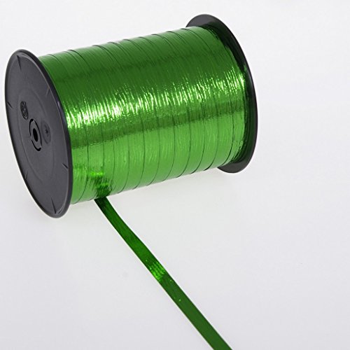 Deko AS GmbH Metallic-Band grün, 7 mm Breite-250 m Länge, 250 von Deko AS GmbH