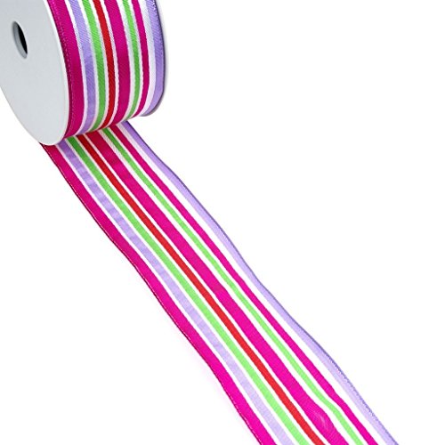 SALE - Streifenband - bunt - 40 mm x 15 m - 4301 40 425 von Deko AS GmbH