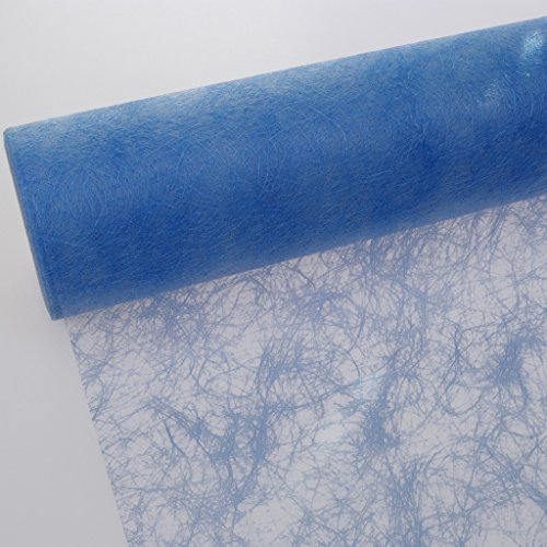 Sizoflor Tischband - 25 Meter Rolle + 300 Mini-Dekodiamanten Gratis Hellblau (30cm Breite, Hellblau) von Deko AS GmbH
