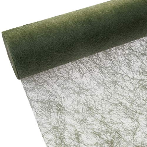 Deko AS GmbH Sizoflor Tischband olivgrün 20 cm Rolle 25 Meter 60 029-R von Deko AS GmbH