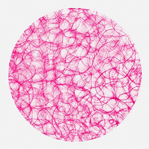 Sizoweb Formen - Platzsets - Tischsets - Dekounterlagen - 12 Stück - 64 (Sizoweb Kreis, Pink) von Deko AS GmbH