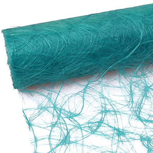 sizoweb mesa banda – Rollo de 25 + 100 diamantes decorativos gratis., poliéster, turquesa, 30cm Breite von Deko AS GmbH