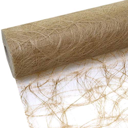 Sizoweb Tischband - 25 Meter Rolle + 100 Dekodiamanten Gratis (20cm Breite, Dunkelgold) Sizoweb Tischband - 25 Meter Rolle + 100 Dekodiamanten Gratis (20cm Breite, Dunkelgold) von Deko AS GmbH