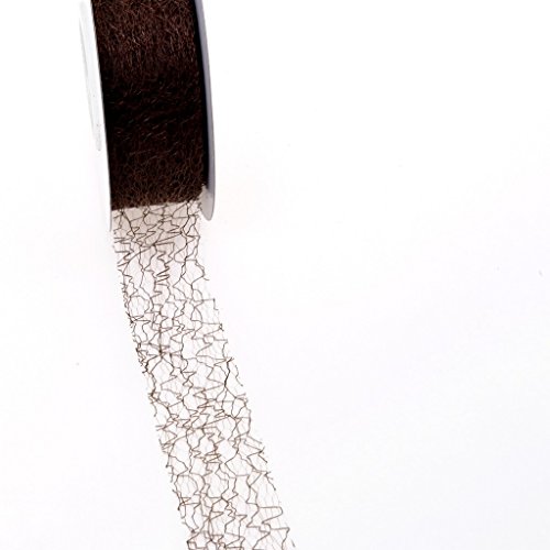 Spiderweb Dekoband - 3cm braun - Rolle 25m - 67 021-R 30 Spiderweb Dekoband - 3cm braun - Rolle 25m - 67 021-R 30 von Deko AS GmbH