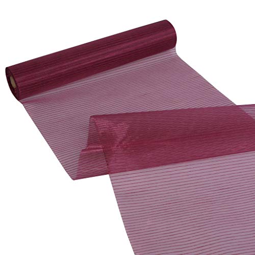 Deko AS GmbH Streifenorganza Tischband - Bordeaux - 28 cm x 15 m - 70 280 011 von Deko AS GmbH