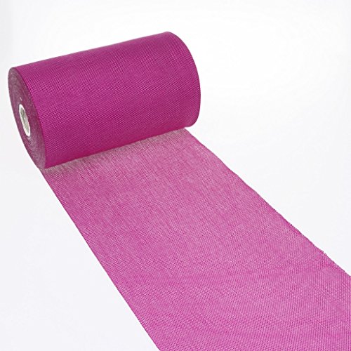 DEKO AS Shabby Chic Leinenoptik Tischläufer, Polyester geruchsneutral, Pink, 20 cm x 25 m DEKO AS Shabby Chic Leinenoptik Tischläufer, Polyester geruchsneutral, Pink, 20 cm x 25 m von Deko AS GmbH