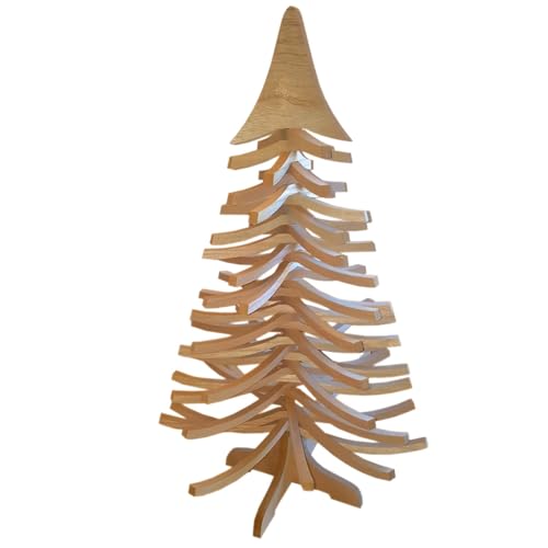 Weihnachtsbaum, Christbaum aus Fichtenholz, Christbaum, Holztanne, Advent - Weihnachten 2023 (85x50 cm) 20085-23 von Deko AS GmbH