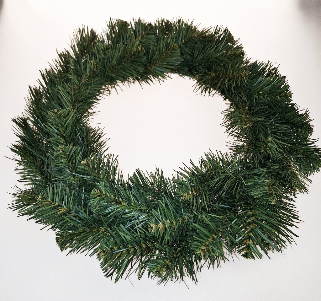 Deko AS Adventskranz Adventskranz Tanennkranz Türkranz Rohling mit Tannengrün ca. 40 cm Ø von Deko AS