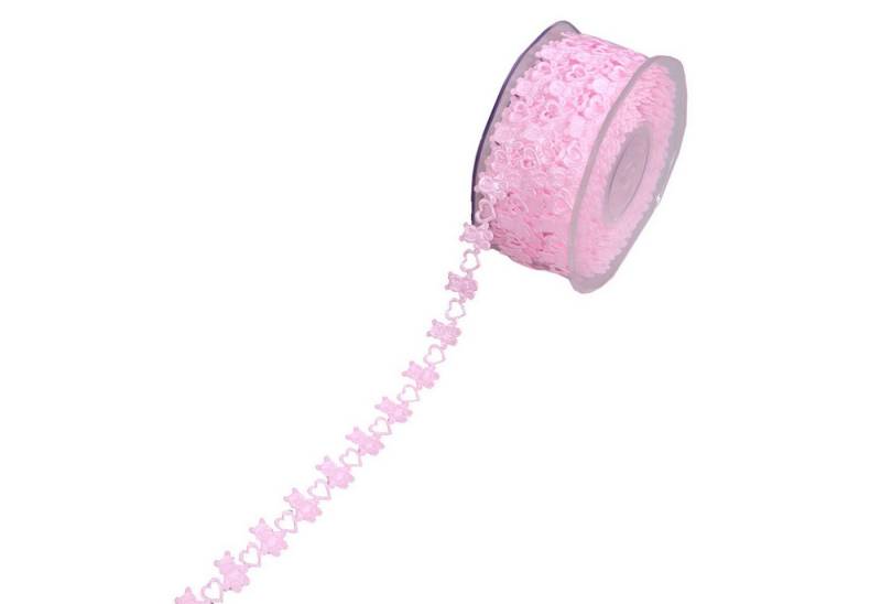 Deko AS Bastelband Klebe-Bordüre - "Teddy Girl" - Rosa - 17 mm - 20 m - 97540-17-20-30, selbstklebend Deko AS Bastelband Klebe-Bordüre - "Teddy Girl" - Rosa - 17 mm - 20 m - 97540-17-20-30, selbstklebend von Deko AS