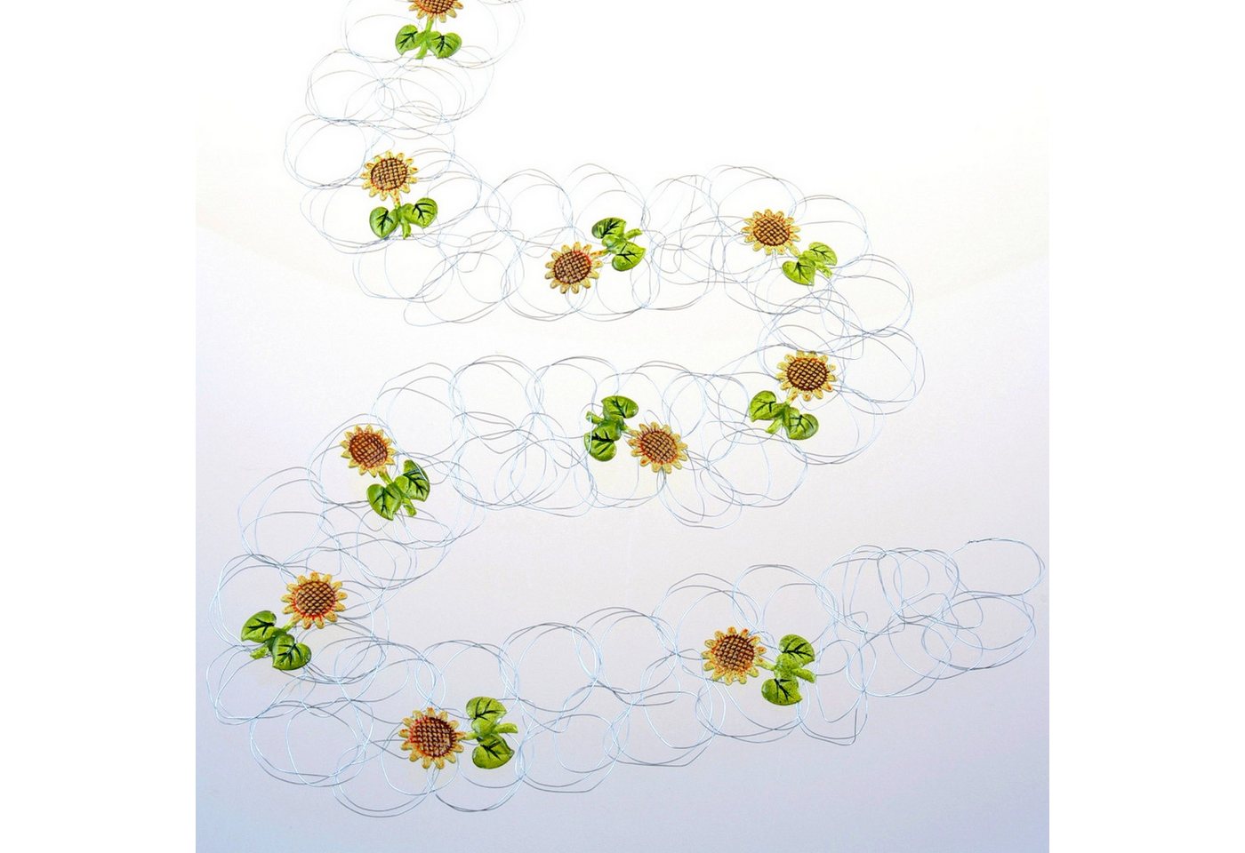 Deko AS Basteldraht Drahtgirlande mit Sonnenblumen - 50mm - ca. 1m - 65165 Deko AS Basteldraht Drahtgirlande mit Sonnenblumen - 50mm - ca. 1m - 65165 von Deko AS