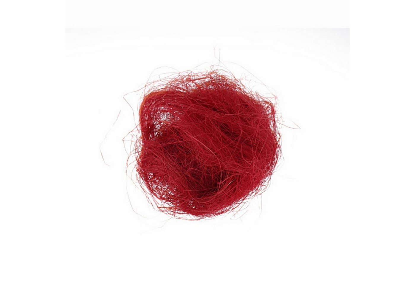 Deko AS Bastelnaturmaterial Sisalgras - Dekogras - rot - 25 g im Beutel - 1 VE = 5 Beutel - 708… von Deko AS