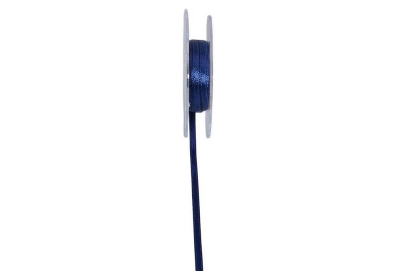 Deko AS Dekoband DF-Satinband - Dunkelblau - 3 mm - 10 m - 1 VE = 8 Rollen - 34003-… von Deko AS