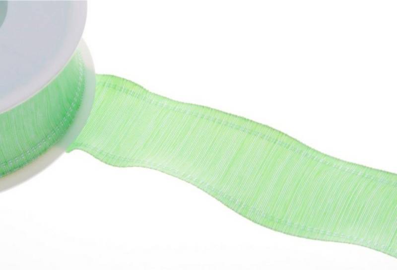 Deko AS Dekoband Dekoband mit Drahtkante - 2-farbig gewebt - 40mm - 20m - col. 156 g…, 2-farbig gewebt von Deko AS