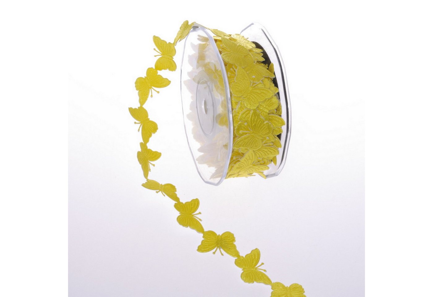 Deko AS Dekoband Schmetterlinge SeKleBo® - Gelb - 30mm - 10m - 89116-30-10-10 von Deko AS