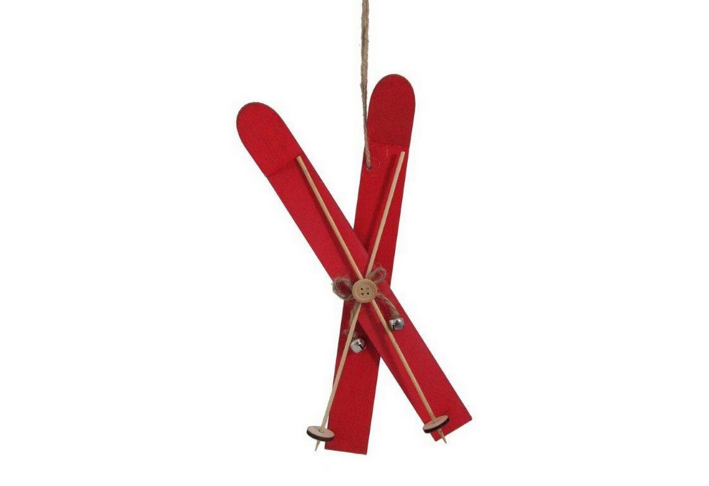 Deko AS Dekoobjekt Holz Ski Hänger 25x11cm rot - AG4316529-01 Deko AS Dekoobjekt Holz Ski Hänger 25x11cm rot - AG4316529-01 von Deko AS