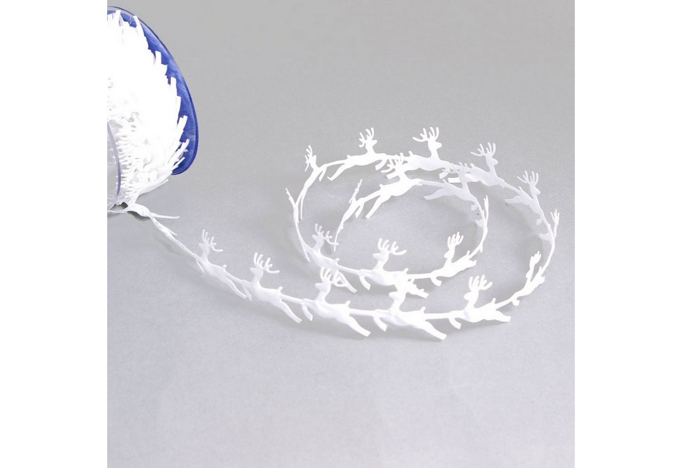 Deko AS Dekoband Bordüre Springende Hirsche - weiß - 20mm - 10m - 92120 100 Deko AS Dekoband Bordüre Springende Hirsche - weiß - 20mm - 10m - 92120 100 von Deko AS