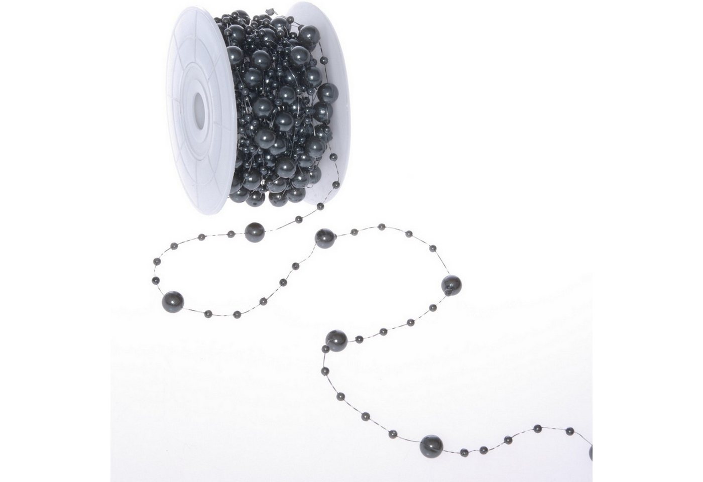 Deko AS Kordel Perlenschnur - dunkelgrau - 5mm -10m - 97651 07 Deko AS Kordel Perlenschnur - dunkelgrau - 5mm -10m - 97651 07 von Deko AS