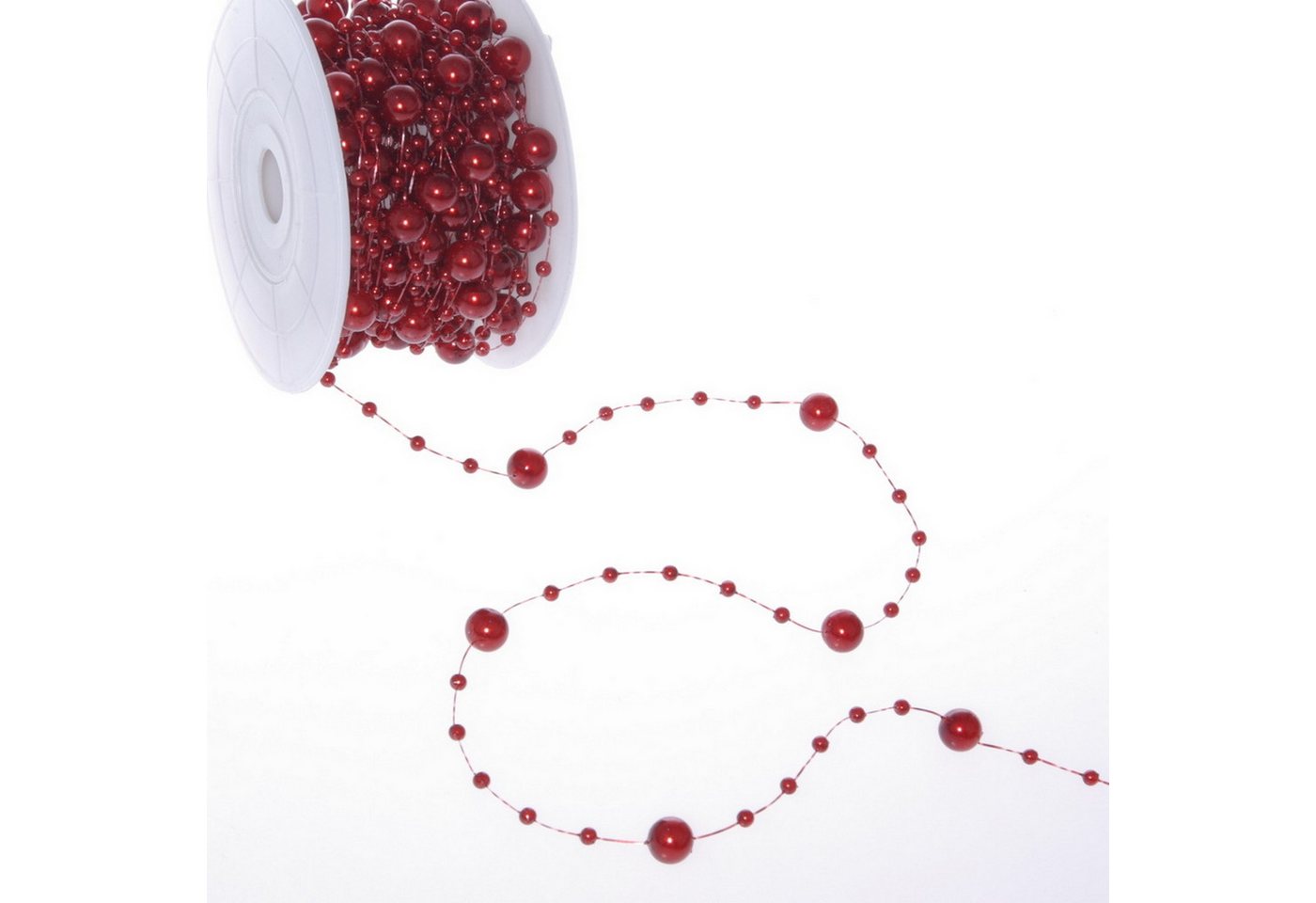 Deko AS Kordel Perlenschnur - rot - 5 mm -10 m - 97651 35 Deko AS Kordel Perlenschnur - rot - 5 mm -10 m - 97651 35 von Deko AS