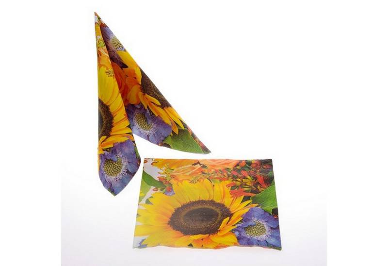 Deko AS Papierserviette Serviette "Summer Flowers" - 33 x 33 cm - bunt - 20 Stück 21290…, (20 St., 1 Packung mit 20 Stück) von Deko AS