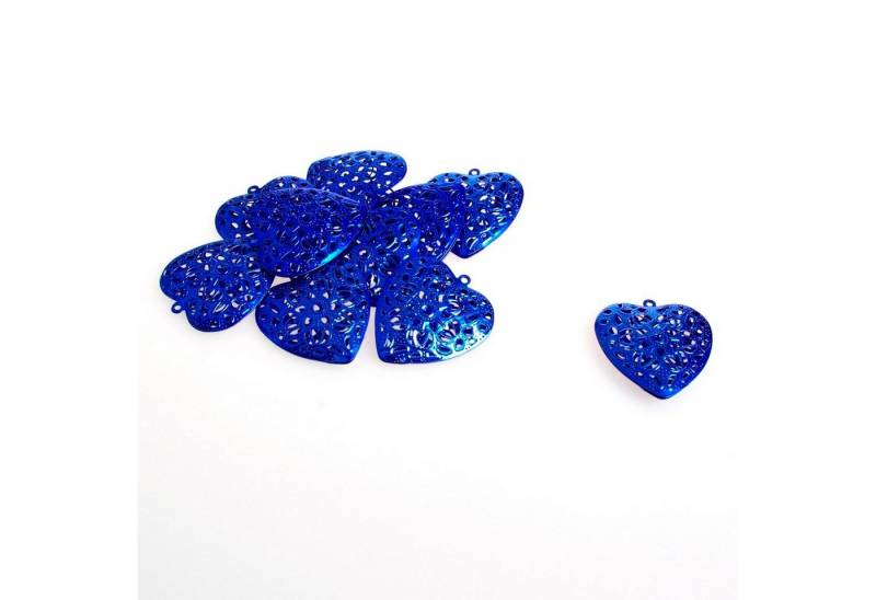 Deko AS Streudeko Dekoherzen aus Metall zum Hängen - blau - 4,5 cm - 12 Stück - 92013… von Deko AS