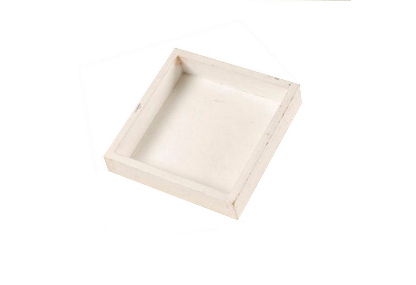 Deko AS Tischkerzenhalter Holztablett - 6 Stück - Rustikal - ca.14x14x3cm - weiss - A95370-1… Deko AS Tischkerzenhalter Holztablett - 6 Stück - Rustikal - ca.14x14x3cm - weiss - A95370-1… von Deko AS