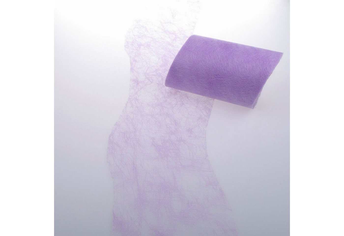 Deko AS Tischläufer Sizoflor Tischband Wellenschnitt lavendel ca. 12,5 cm Rolle 25 Mete… (1-tlg, 1 Rolle Tischläufer), Strapazierfähig von Deko AS